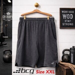 🩵♥️👉Men’s BCG Athletic Shorts-Running Workout CrossFit Basketball-Size XXL